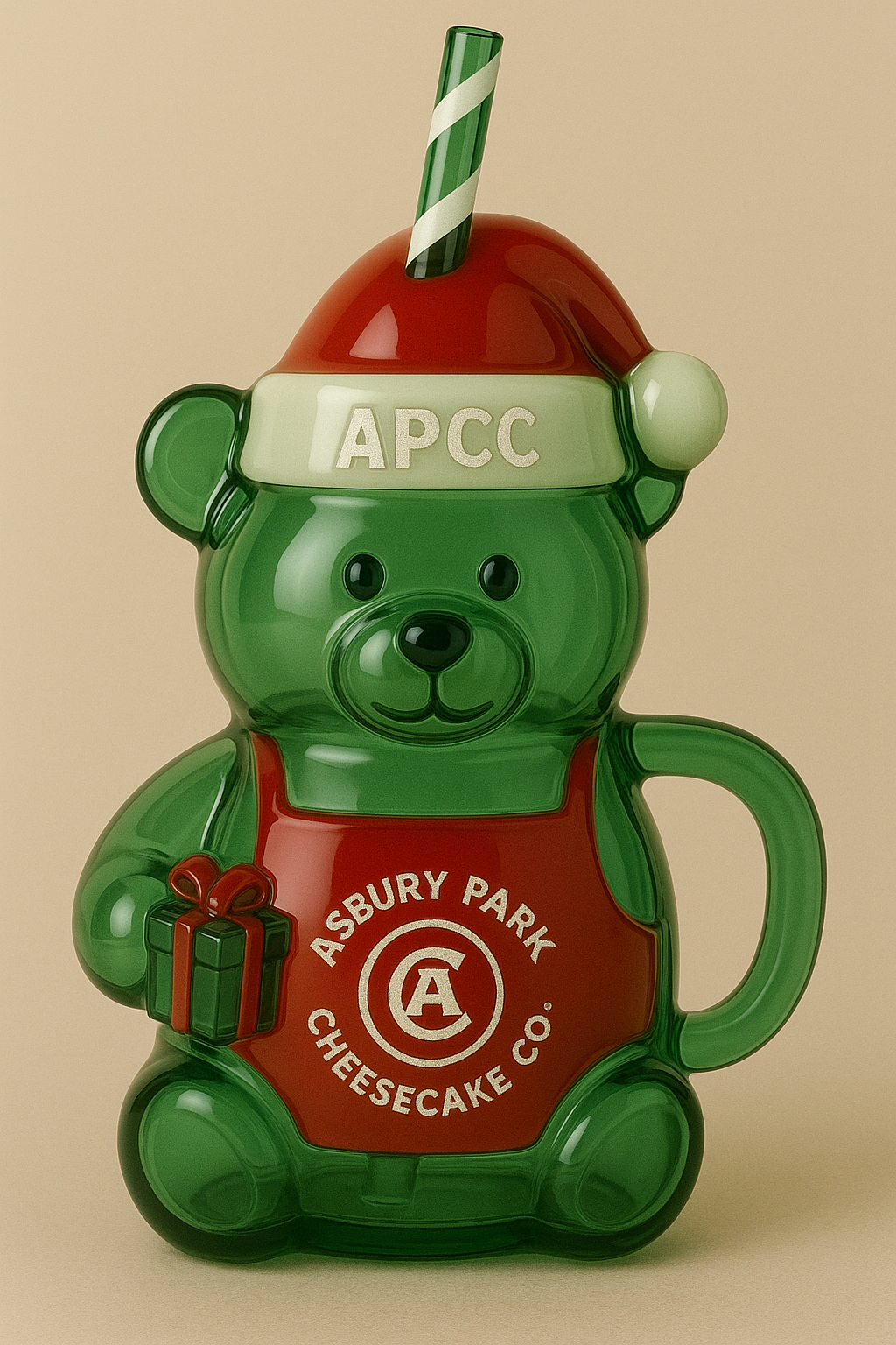 APCC holiday bear sipper cup